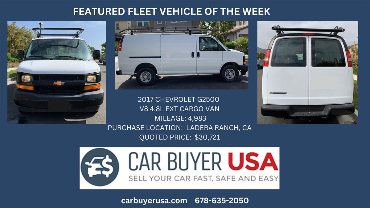 2017 Chevrolet G2500 V8 4.8L EXT Cargo Van 2017 Chevrolet G2500 V8 4.8L EXT Cargo Van