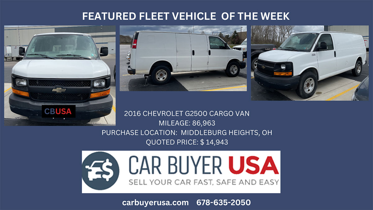 2016 Chevrolet G2500 Cargo Van 2016 Chevrolet G2500 Cargo Van